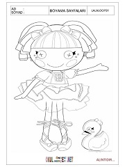 Lalaloopsy boyama sayfaları